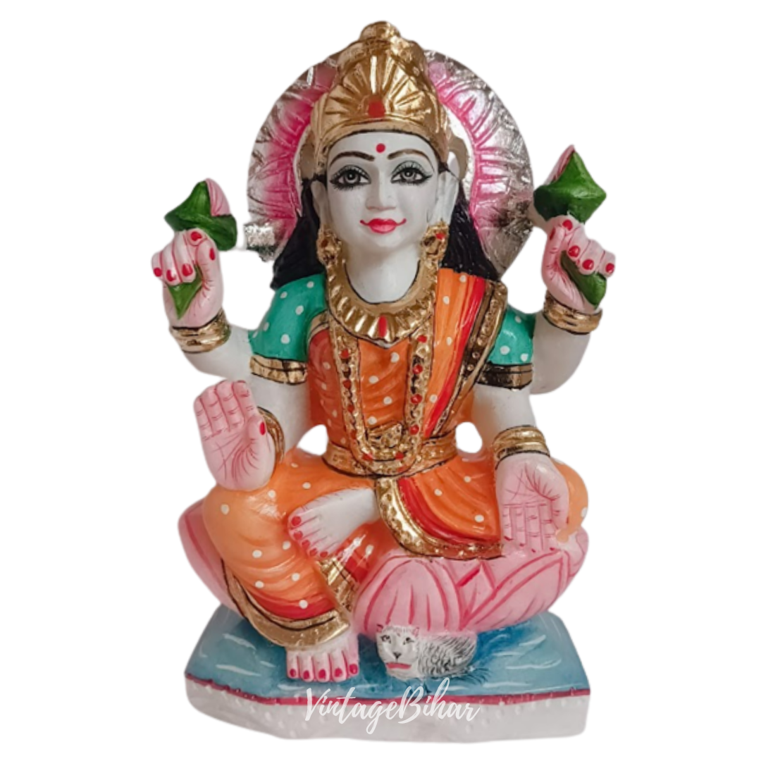 Goddess Laxmi Statue made of Marble