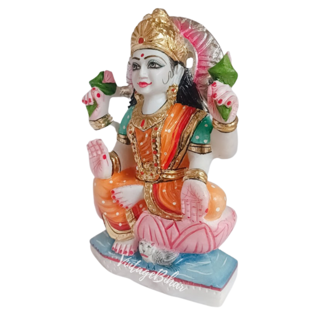 Goddess Laxmi Statue made of Marble