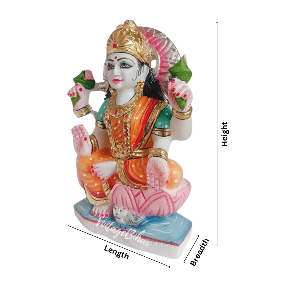 Goddess Laxmi Statue made of Marble