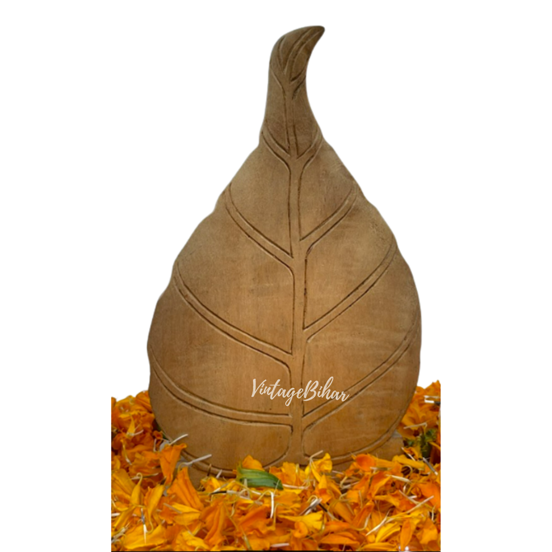 Wooden Leaf Buddha