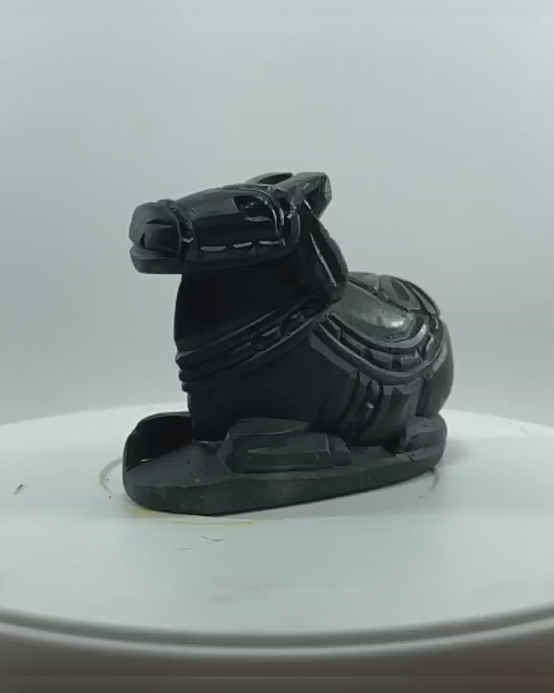 Black Stone Nandi Statue