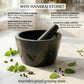 Traditional Hansraj stone craftsmanship meets everyday functionality for grinding spices, herbs, and fresh seasonings