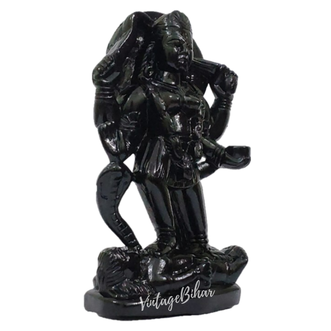 Goddess Kali Statue in Natural Stone