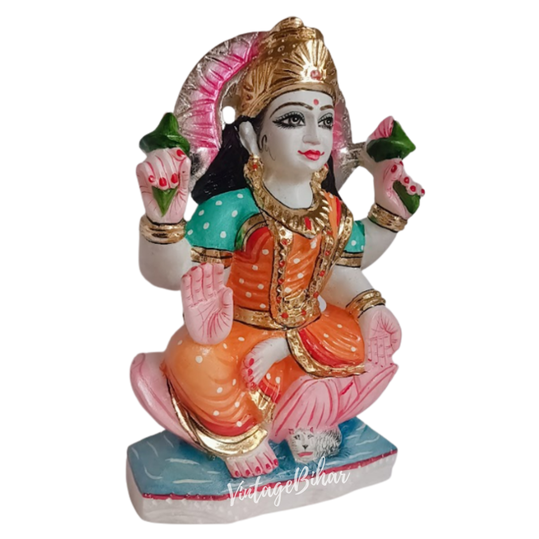 Goddess Laxmi Statue made of Marble