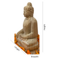 Wooden Buddha Statue Without Chakra